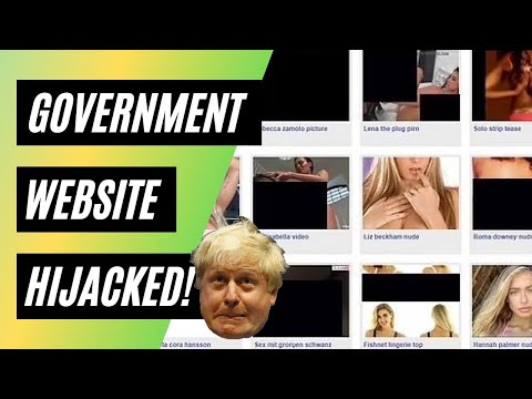 Hahaha! Government website HIJACKED with nude photos! Oops! 😂😃🤩