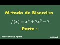 8. Método de la Bisección ejercicio parte 1