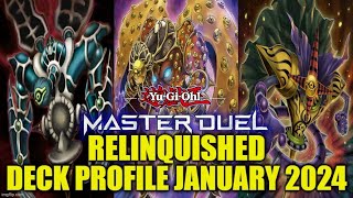 RELINQUISHED MASTER DUEL DECK PROFILE (JANUARY 2024) YUGIOH!