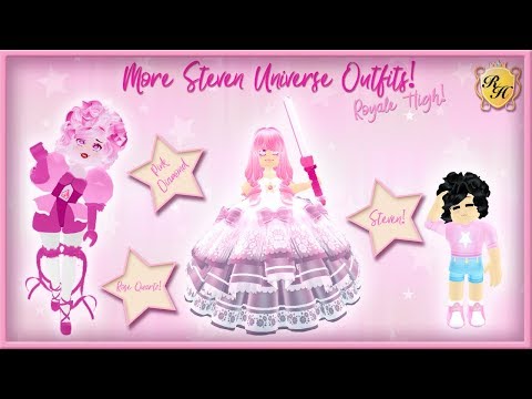More Steven Universe Characters In Royale High Pink Diamonds Garnet Amethyst More Youtube