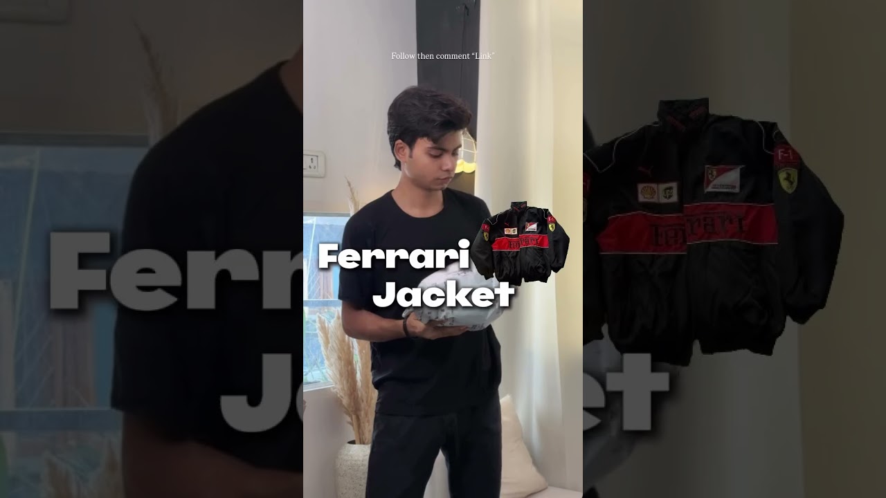 Ferrari Jacket ☺️❤️#shorts