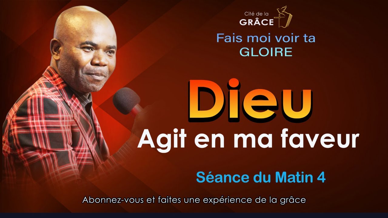 🔴FAIS MOI VOIR TA GLOIRE | Dieu agit en ma faveur | Révérend. Alain MAKANDA - Séance du Matin  4