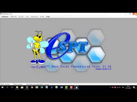 Tutorial Download, Instal dan Uninstal Espt PPh 21 26