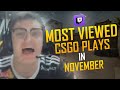 MOST VIEWED CS:GO TWITCH CLIPS IN NOVEMBER 2020! (HILARIOUS  MOMENTS)