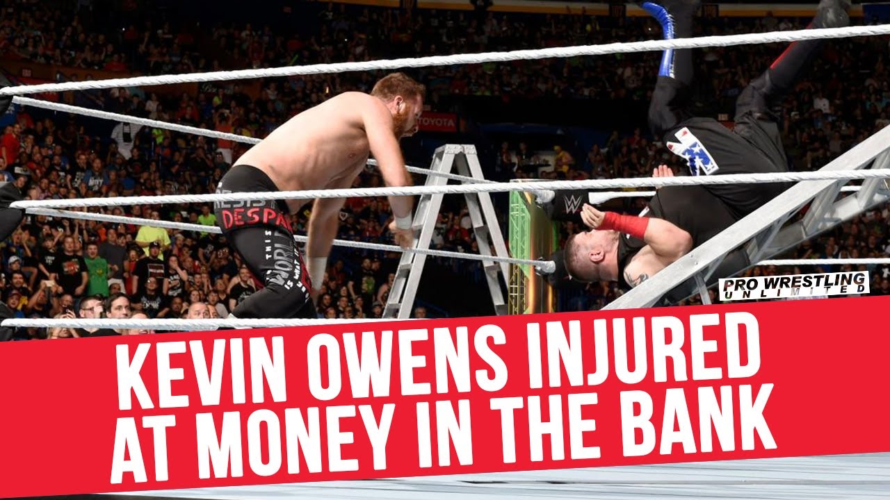 Kevin Owens Possibly Injured At Money In The Bank YouTube