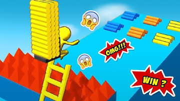 Ladder Race 🧱💎 BIG UPDATE!! All Levels Gameplay Android,ios 21-22