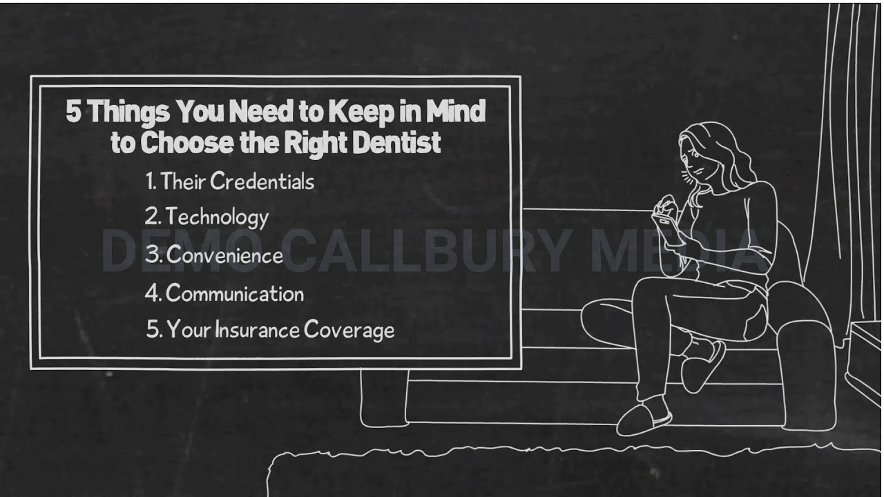 Dentist Black Board Explainer video