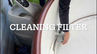 HOW TO CLEAN 🧽FILTER🧽 Lay-Z-Spa Helsinki