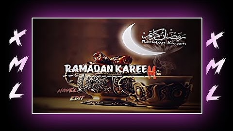 Ramadan Mubarak 🌼💕 New Trending Video Editing With Alight Motion Xml 🎟️