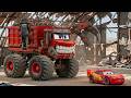 Epic Escape Lightning McQueen vs SCRAPJAW MONSTER TRUCK in BeamNG.Drive