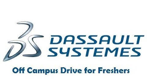 Dassault Systemes Off Campus Drive for Freshers