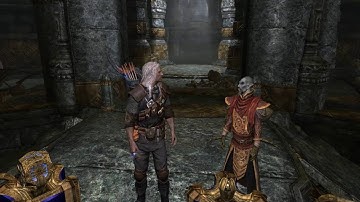 GAME - SKYRIM - DRAGONBORN -  Nchardak Great Chamber -  4Cubes@ Black Book - TheZuell