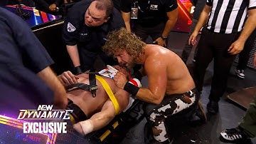 EXCLUSIEF: Kenny Omega op brancard afgevoerd na brute aanval! | AEW Dynamite