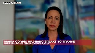 Venezuela opposition leader Machado: 'The Maduro regime is in its weakest position ever'