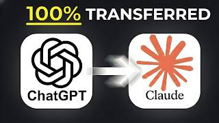 Celebrity How to Move ALL ChatGPT Chats to Claude in 6 Minutes! Net Worth