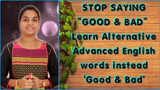 Improve your English Vocabulary|Stop Saying