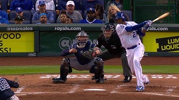 ATL@KC: Escobar singles to right to drive in Cuthbert