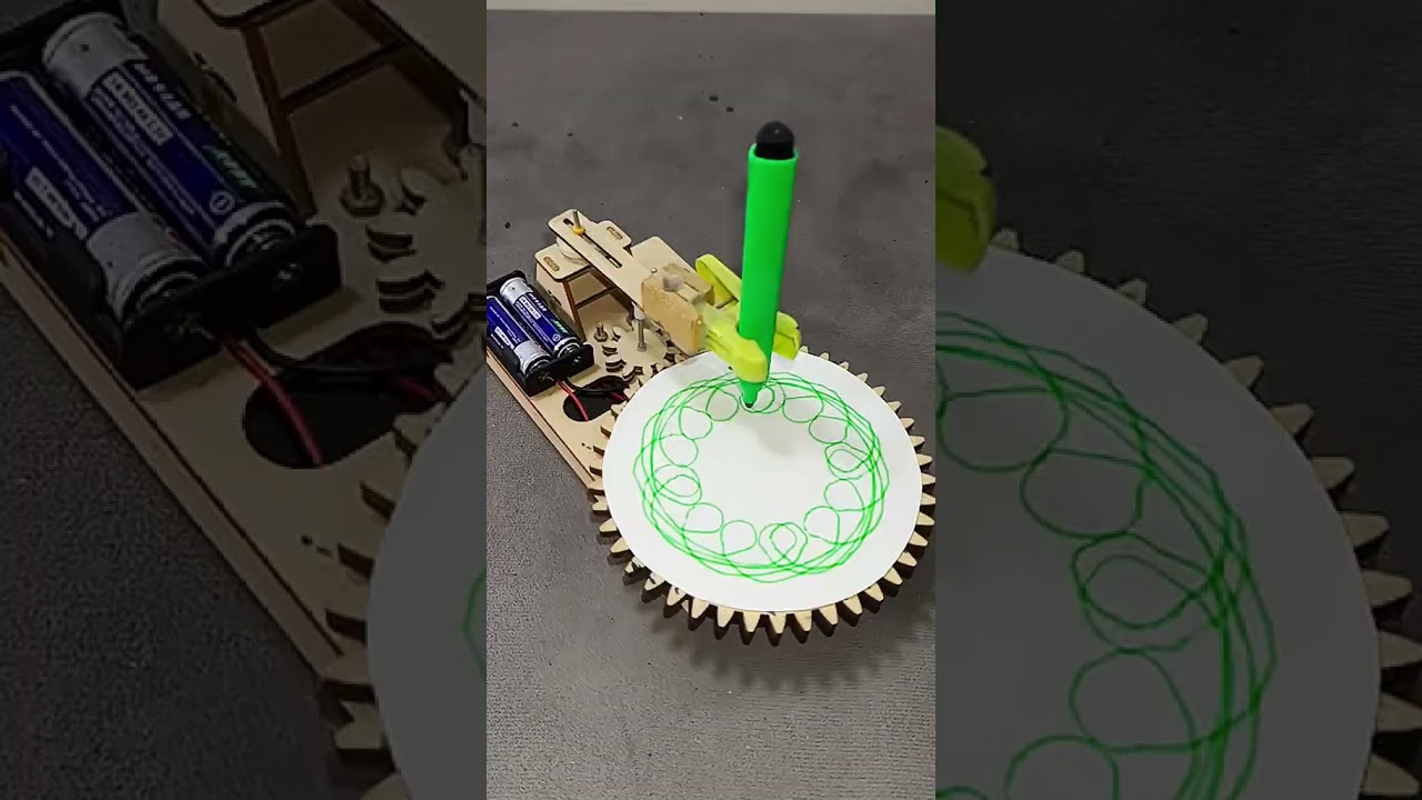 Рисование круглой машины своими руками ДИИ самодельные игрушки