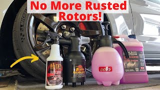 Prevent Brake Rotors from Rusting!