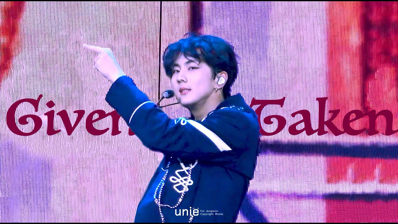 [4K] 250807 Given-Taken ENHYPEN JUNGWON 정원 직캠 FANCAM FOCUS
