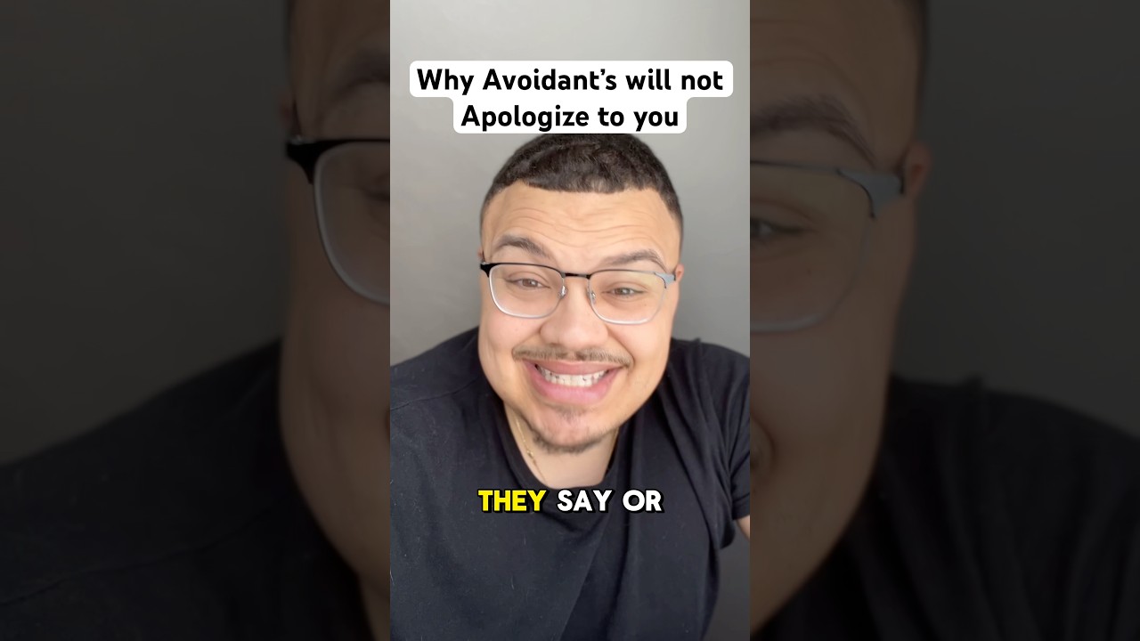 Why Avoidant’s will not Apologize to you 
