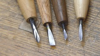 Make a small carving tools from old drill bit