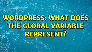 Wordpress: What does the Global Variable $s represent?