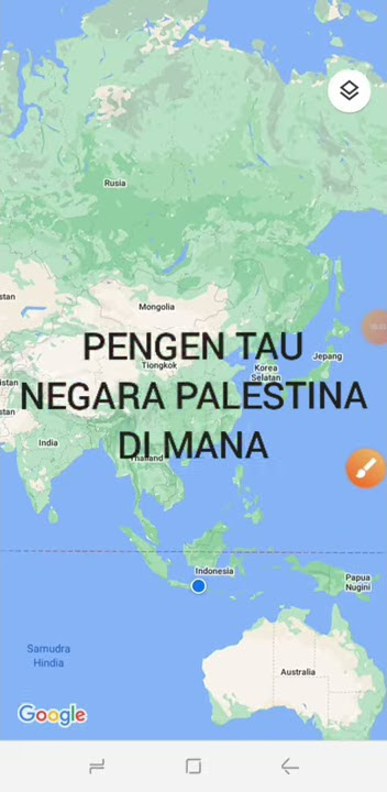 Mencari negara Palestina di google maps. Ternyata ada di sini! 😁