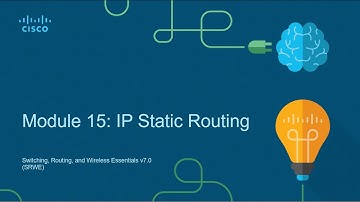 Module 15   IP Static Routing Part 1