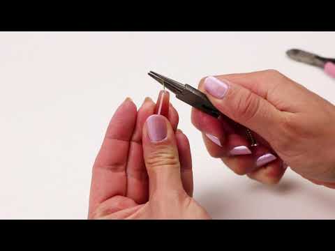 Bijoux à faire soi-même: 2 techniques pour réaliser une boucle sur clou à tête plate ♡ DIY