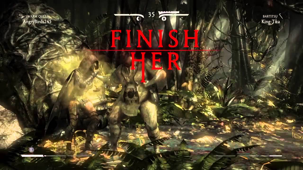 Mortal Kombat X : Angrybirds245 (Swarm Queen D'Vorah) vs King-Tiza (Bartitsu Bo' Rai Cho)