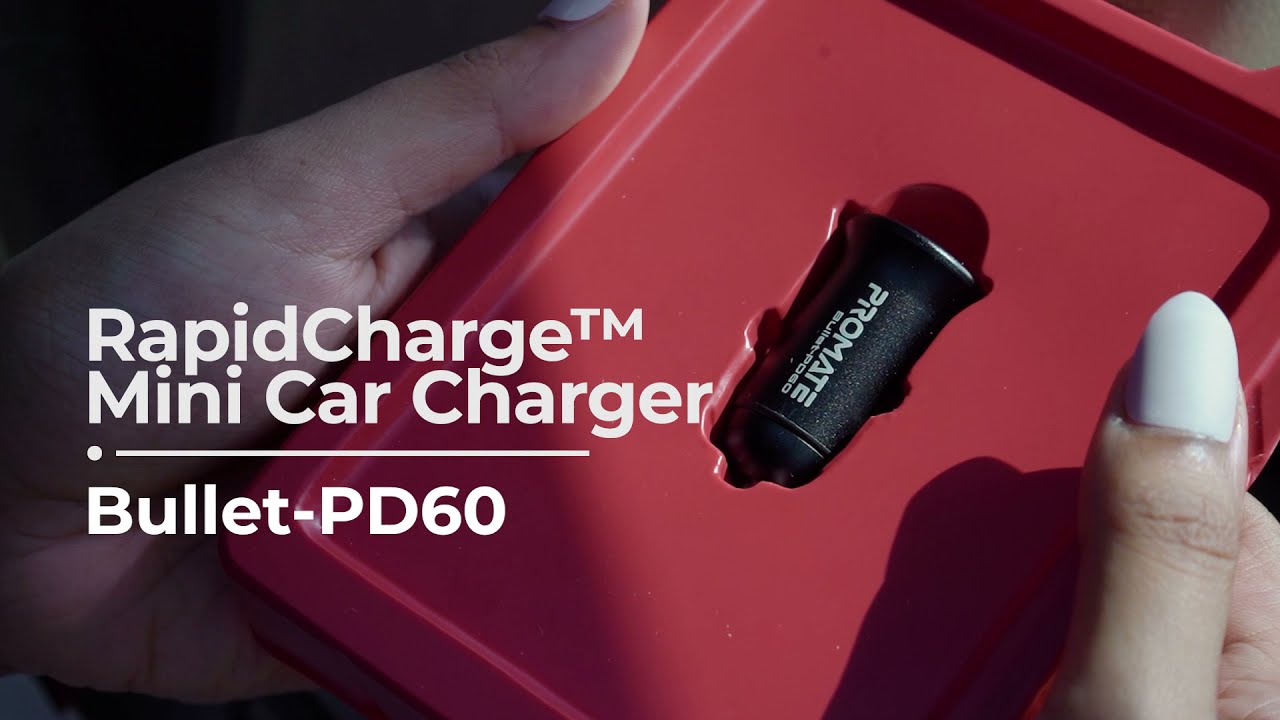 This Is a Promate Bullet-Pd60 Rapidcharge Mini Car Charger.