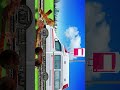 #shorts 踏切 アニメ | ありえないくらい老朽化で錆びついた踏切を直す救急車 EP1 | Two ambulances to repair rusted railroad crossing
