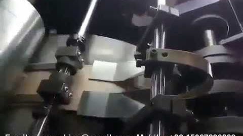 Double layer paper bag making machine with double unwinder