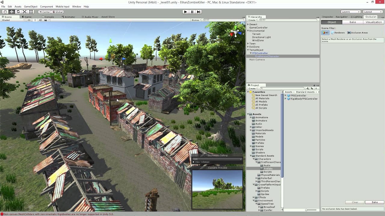 Podstawy Unity 3D - Lekcja 07 - Occlusion Culling - YouTube
