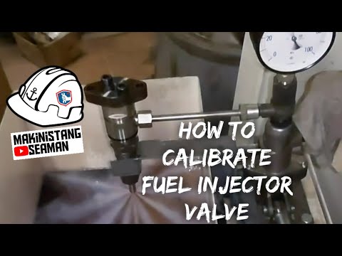 How to calibrate fuel injector valve YANMAR GENERATOR