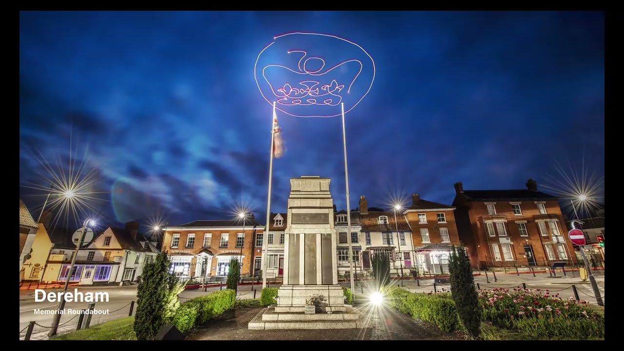 See how we used drones to celebrate the Queen's Platinum Jubilee across