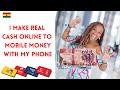 I Make Real Cash Online Through Mobile Money With My Phone - How to Make Money Online in Ghana