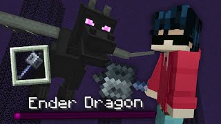 Matando Ender Dragon EM 1 HIT com Nova Arma do Minecraft