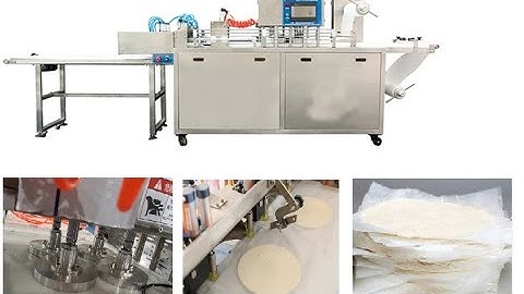 Automatic Filming And Pressing/Forming Machine for Paratha Making