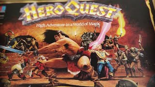 HeroQuest - how to setup play and review * Amass Games * classic vintage board game see description