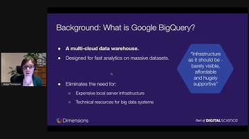 Dimensions on Google BigQuery: How we are unlocking the world