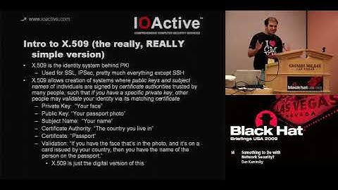 Something to Do with Network Security   Dan Kaminsky