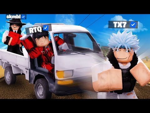 ضعنا بصحراء روبلوكس انا و فريق المنغلة الاسطوري 🔥😂( السفر الطويل ) !! Roblox