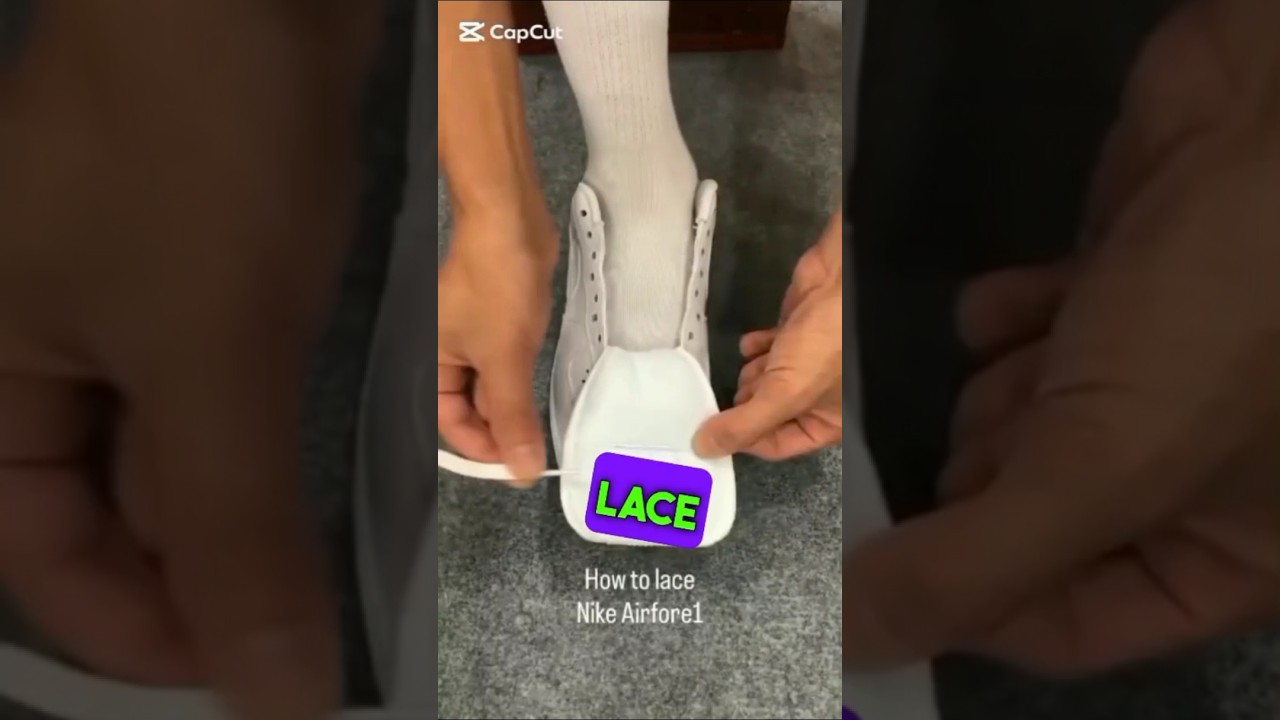 Air force 1 Shoe lace Styles (Best Way) 