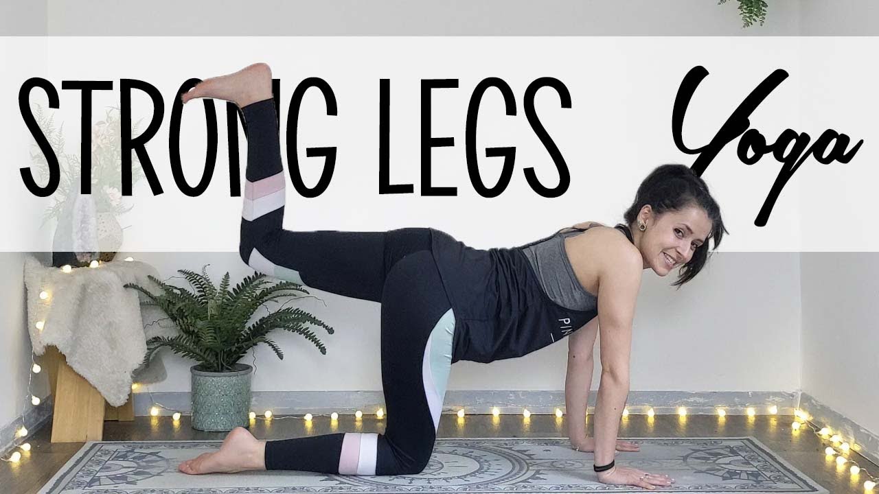 Quick Legs Yoga Workout - For Strong Legs and Glutes - 10 Minute Hatha Yoga