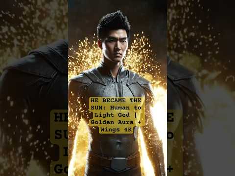 LIGHT ASCENDS ✨ Human Transforms into Radiant Light Superhero | 4K #transformation #unrulyheroes