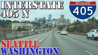 I-405 North - Seattle Bypass - Washington - 4K Highway Drive