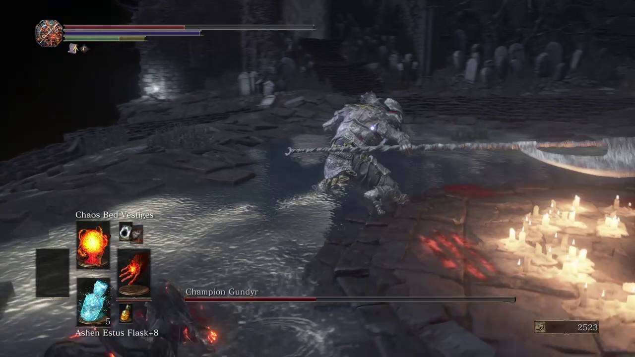 DARK SOULS™ III - Quelana vs Champion Gundyr