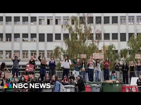 Student protests in France take violent turn